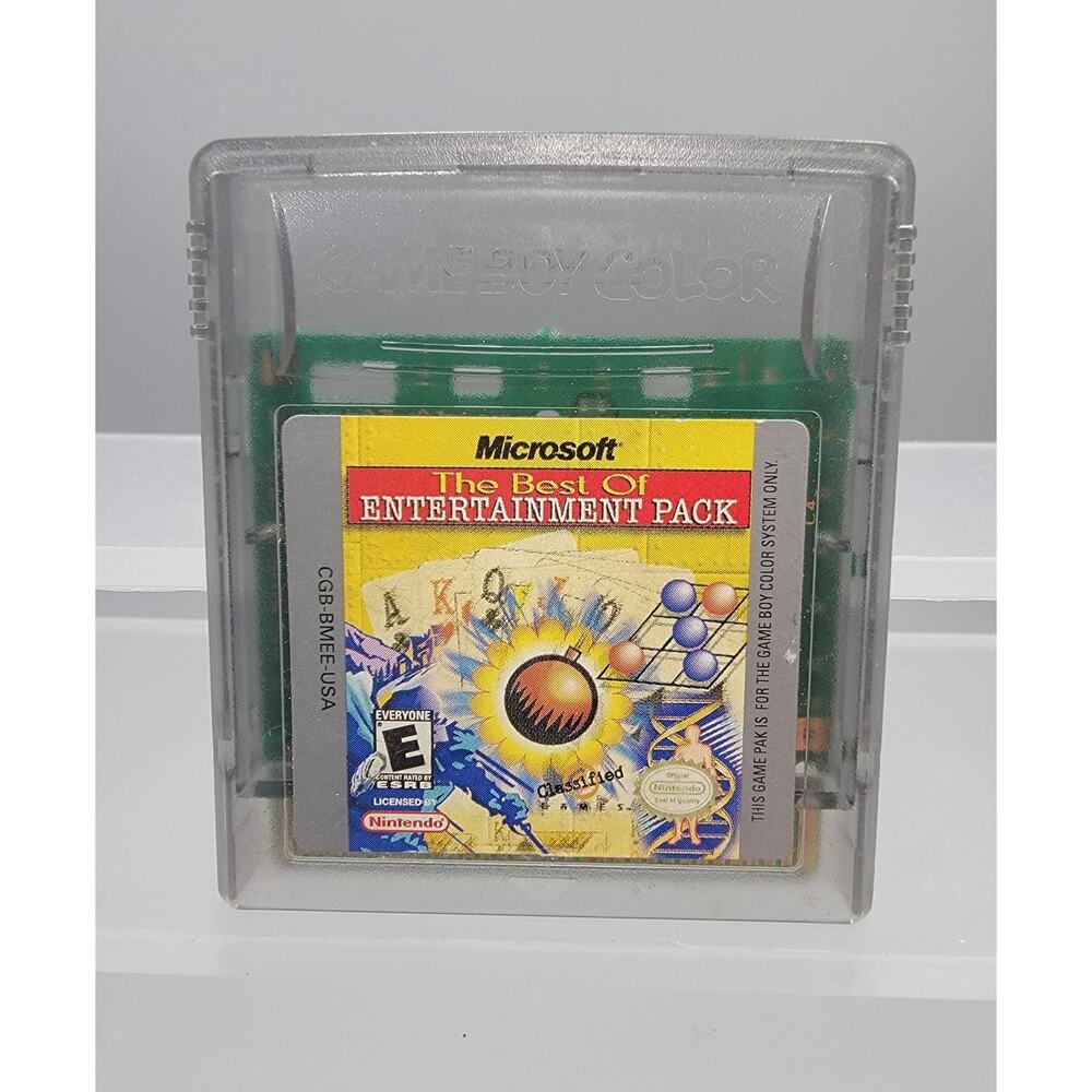 Microsoft The Best Of Entertainment Pack (GBC) Cart Only Game Boy Color!